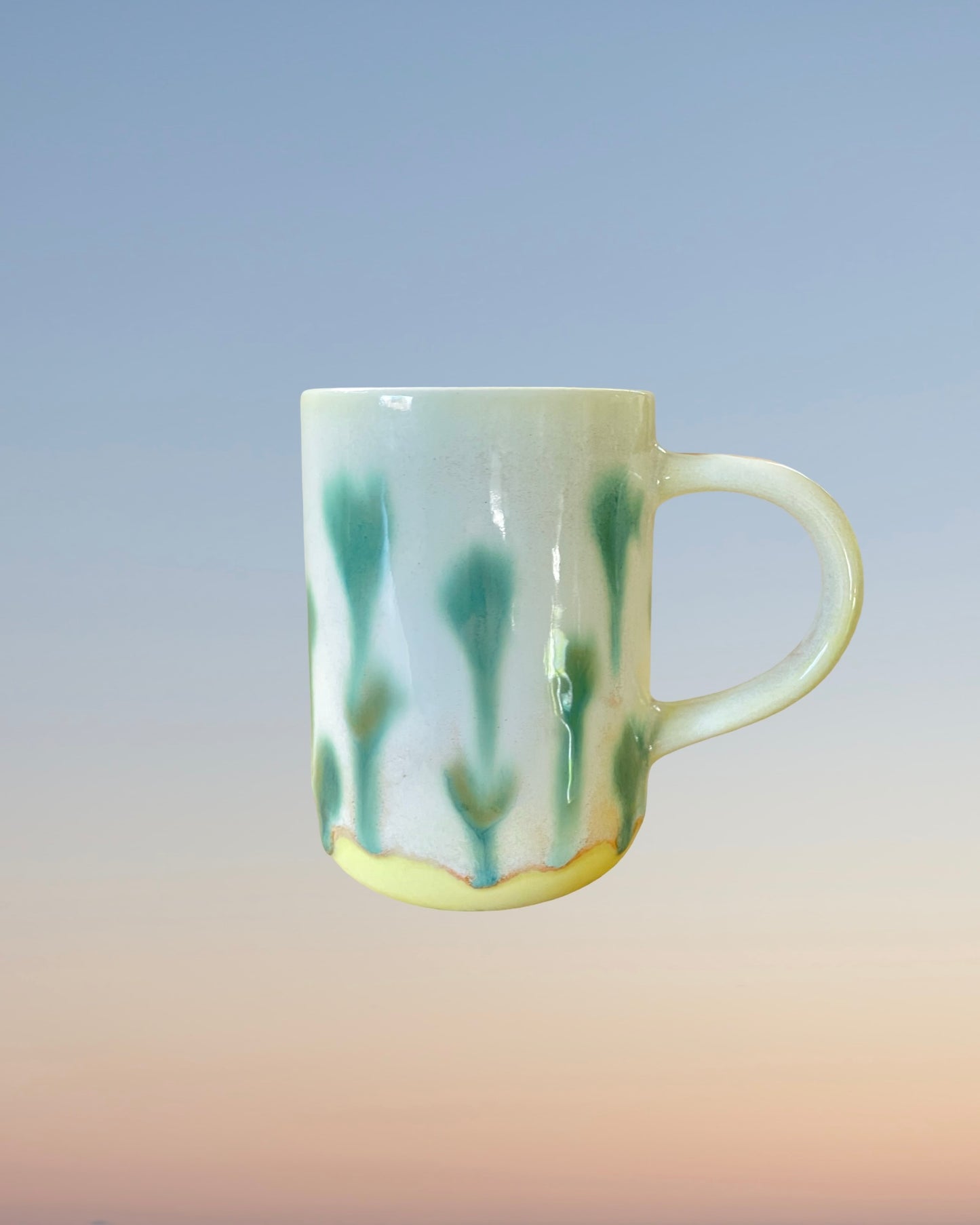 Green Drippy Mug